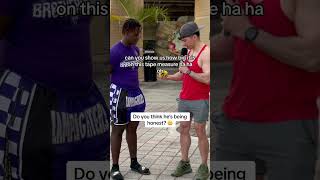 This man has got to be lying 🤥 #streetinterview #lgbt #comedy