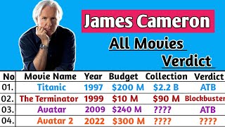 2022 Avatar 2 Director JAMES CAMERON Hits and Flops || Budget and Collection  in indian  Rupees