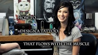 How To Design a Tattoo with Muscle Flow | Stephanie Flannery | The Golden Rule Tattoo