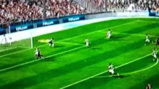 FIFA 11 Barcelona 4:0 Almeria, Messi (70.)