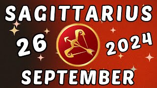 Sagittarius ♐ 🌈 𝐓𝐡𝐢𝐬 𝐈𝐬 𝐋𝐢𝐛𝐞𝐫𝐚𝐭𝐢𝐨𝐧 🙌Horoscope For Today September 26, 2024 | Tarot