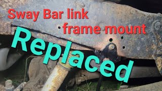 How to replace rear Sway Bar Link Frame Mount Hanger Replaced. My 1993 Project Ford F-150.