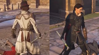 Assassin’s Creed Syndicate Frye twins finish move with cane sword