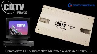 Commodore Amiga CDTV Welcome Tour VHS Tape