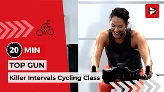 20 MIN TOP GUN | Fat-Frying Intervals Spin Class