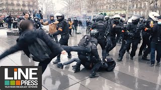 Manifestation conte la Loi de Sécurité Globale / Paris - France 30 janvier 2021