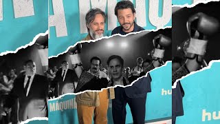 DIEGO LUNA GAEL Y LUCIA MENDEZ EN HOLLYWOOOD CONVIERTIERON UN ESCENARIO DE BOXEO PARA "LA MAQUINA"