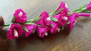 DIY Beautiful Crepe Paper Flowers Making || Crepe paper Flowers Making