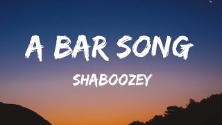 Shaboozey - A Bar song (lyrics video)