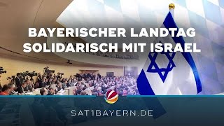 Einigkeit im Bayerischen Landtag: Solidarität mit Israel nach Hamas-Terror