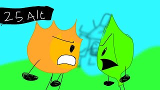 Firey vs Leafy (BFDI 25 alt ending)