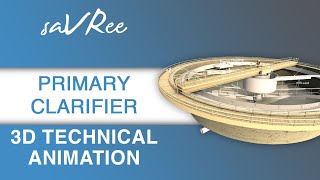 Primary Clarifier - 3D Technical Animation