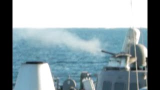 USS Robert G Bradley (FFG49) CIWS shooting (with other gun shoot pictures)