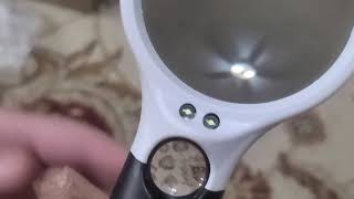 Magnifying Glass with Light, MJIYA LED Illuminated Magnifier Review, Wow   what a difference