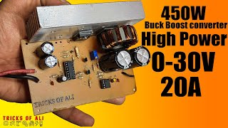 buck boost converter | TL494 buck boost | 12v to 0-30v 20A | 20A buck boost converter