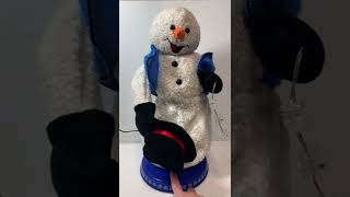 2 song spinning snowflake snowman on 12volt