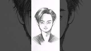 How to draw hair - BTS style #shorts #style