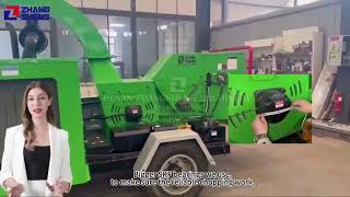 Zhangsheng 1063 wood chipper introduction