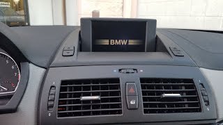 How to Remove  Navigation Display from BMW X3 2008 for Repair.