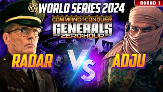 🔴 LIVE | C&C Generals Zero Hour World Series 2024 | Radar vs Adju | Round 1