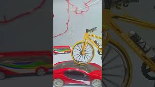 Offroad Mountain Bike Vs Many Cars🥲 #shorts #car #cycle #mountainbike #cyclestunt