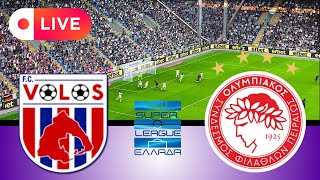 🔴 [LIVE] Volos NFC VS Olympiacos | Greek Super League 2024-25 | eFootball PES 21 Simulation