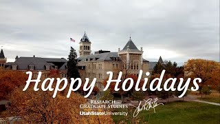 USU Research and Graduate Studies Holiday Card 2017