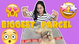 UNBOXING BIGGEST PARCEL!! (grabe sobrang hirap buksan)