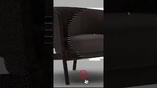 Speed Modeling 3DS MAX Collar Chair. Wach Full Video On The Channel. #shorts #3d #modeling #3ds #max