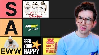 Fast Food Slogan Tier List