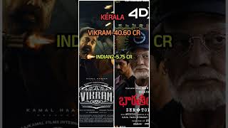 VIKRAM 🆚️ INDIAN2 TOTAL WW COLLECTIONS #anirudh #vikram #vikramseries #indian2 #shorts #kamalhaasan