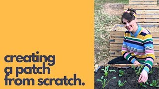 Creating a no dig raised vegetable patch || Vegetable Garden // The Gardenettes