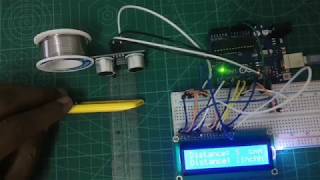 Ultrasonic Distance Sensor HC-SR04 with Arduino and LCD Display