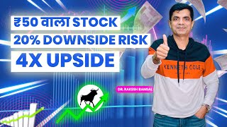 ₹50 वाला Stock I 20% Downside Risk I 4 Times Upside Potential I Rakesh Bansal