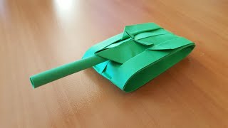 KAĞITTAN TANK YAPIMI - How to Make a Paper Tank. Origami tank