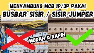 Cara pakai Busbar Sisir atau Sisir Jumper di Panel. [ mudah dan rapih ]