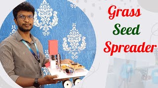 DIY Battery Powered Seed Sprayer Machine  Robot for Agricultural