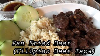 Filipino Beef Tapa | Pan Fried Garlic Soy Sauce Beef | Pang Negosyo | Easy Recipe