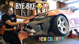 REMOVING MY PINK WRAP! *DISASTER* 💔