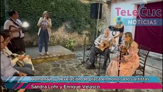 Homenaje a Sandra Lohr y Enrique Velasco