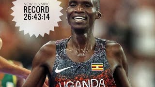 Uganda as joshuacheptege powers to 10,000m gold in an Olympic record of 26:43.14