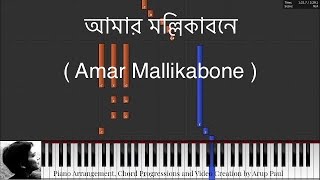 Amar Mallikabone Jakhan Pratham (Rabindra Sangeet) Piano Tutorial by Arup Paul