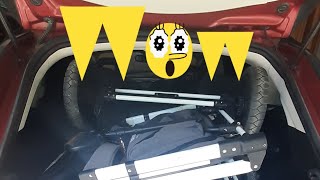 Wonderfold Wagon in my small car