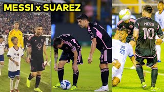 Messi and Suarez first game together for Inter Miami vs El Salvador