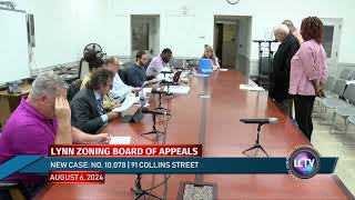 Lynn Zoning Board of Appeals Meeting | August 6, 2024