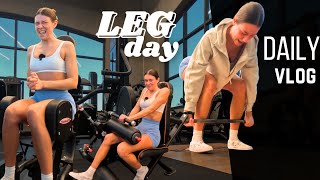 Speedy LEG day // Daily vlog 09