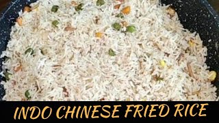 EASY VEGETABLE FRIED RICE /HOW TO MAKE INDO CHINESE FRIED RICE AT HOME