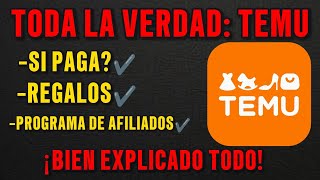 LAS 3 OPCIONES DE GANAR DINERO CON TEMU ¿REALMENTE FUNCIONA? APP PARA GANAR DINERO