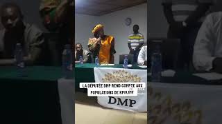 DEPUTEE MADAME ADJAMAGBO REND COMPTE AUX POPULATION DE KPALIME