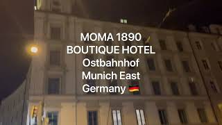 MOMA 1890 Boutique Hotel, East Munich, Germany 🇩🇪